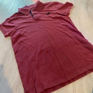 Red Hollister Polo Size Small